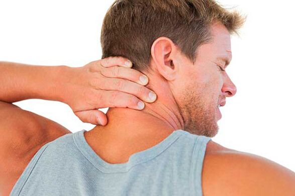 Nackenschmerzen aufgrund von Osteochondrose